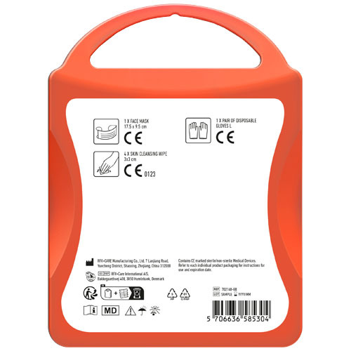 Zestaw ochronny MyKit Przezroczysty czerwony 1Z257521 (2)