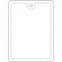 RFX™ reflective duża prostokątna odblaskowa zawieszka z PVC Biały 1PR10801 (3) thumbnail