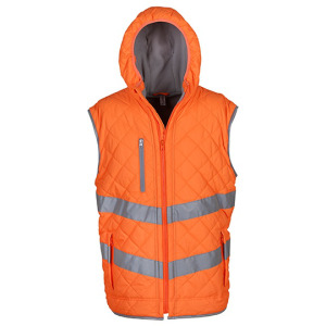 Kamizelka Odblaskowa z Kapturem Pikowana Hi-Vis