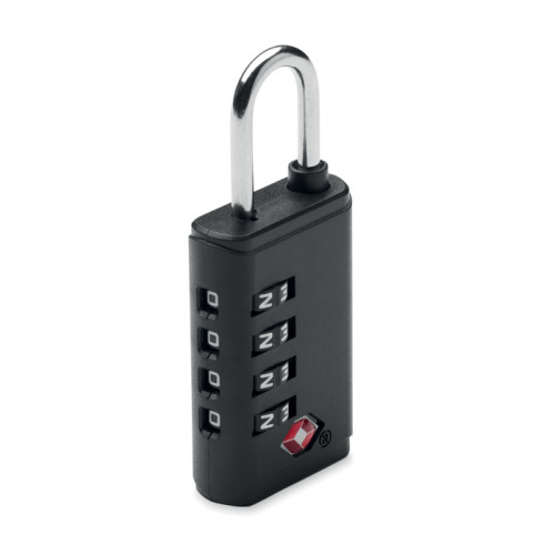 4-cyfrowy zamek szyfrowy TSA Czarny MO3166-03 (1)