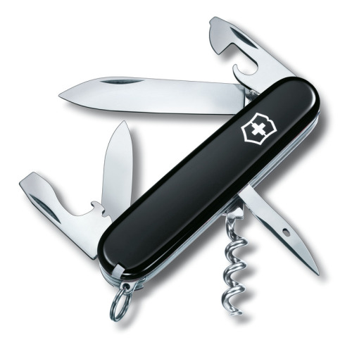 Scyzoryk Spartan silvertech transparentny Victorinox Czarny 13603303 