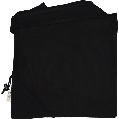 Torba bawełniana z recyklingu 118 g/m2 MODENA Czarny 526203 (3)