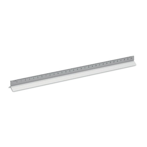 Linijka 30cm z aluminium srebrny mat MO6698-16 (2)