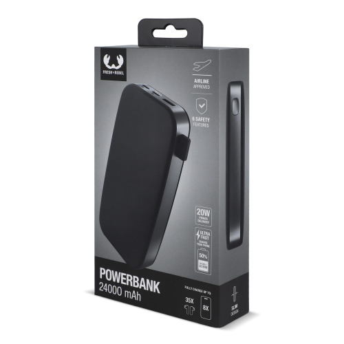 2PB24100 I Fresh 'n Rebel Powerbank 24000 mAh PD USB-C  Stalowoszary LT49404-N0035 (5)