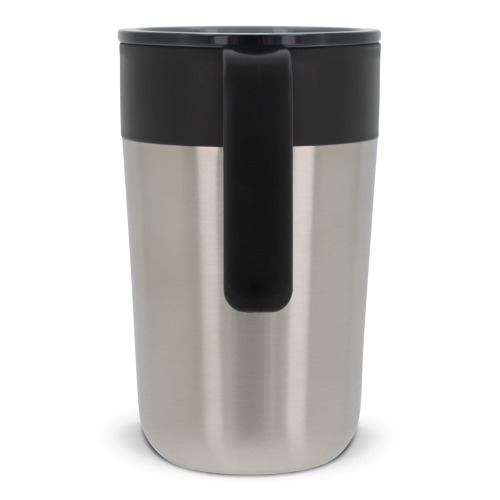 Kubek do kawy o podwójnych ściankach 400ml Srebrny LT98834-N0005 (1)