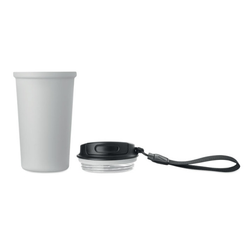 Kubek 400 ml stal recykling Bialy MO3156-06 (3)