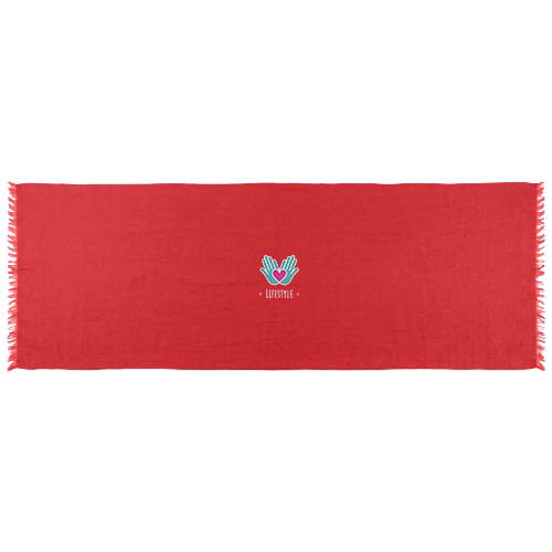 Bawełniany szalik Citizen Green Handloom Czerwony 1PZ06921 (1)