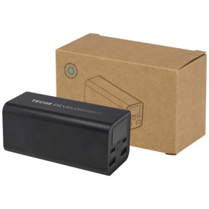 Acamar powerbank do laptopa o pojemności 20 000 mAh i mocy 70 W z aluminium z recyklingu