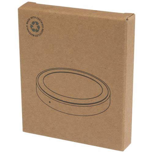 Freal bezprzewodowa ładowarka indukcyjna 15 W z tworzyw sztucznych pochodzących z recyklilngu Czarny 12443490 (2)