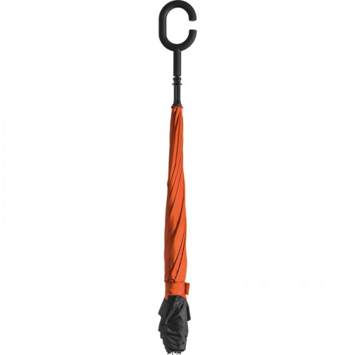 Parasol manualny odwrócony ø120 cm OLIVIA Pomarańczowy 4047610 (3)