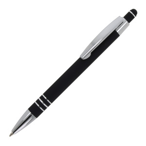 Ballpen Athens Metalowy miękki dotyk Czarny