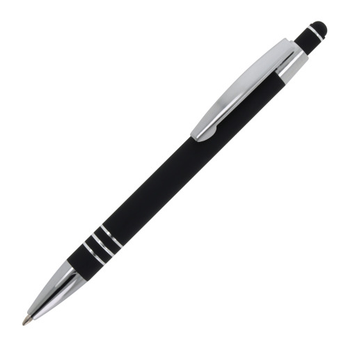 Ballpen Athens Metalowy miękki dotyk Czarny LT87781-N0002 