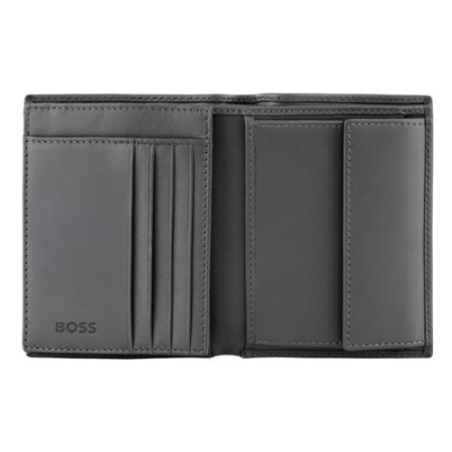 Portfel Double B Saffiano Black Szary HLO526H (4)
