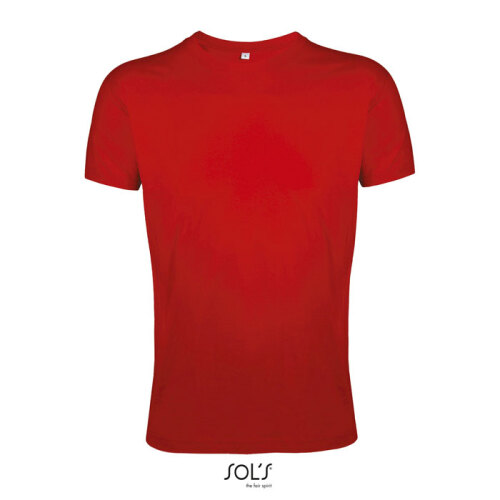 REGENT F Męski T-Shirt 150g Czerwony S00553-RD-S 