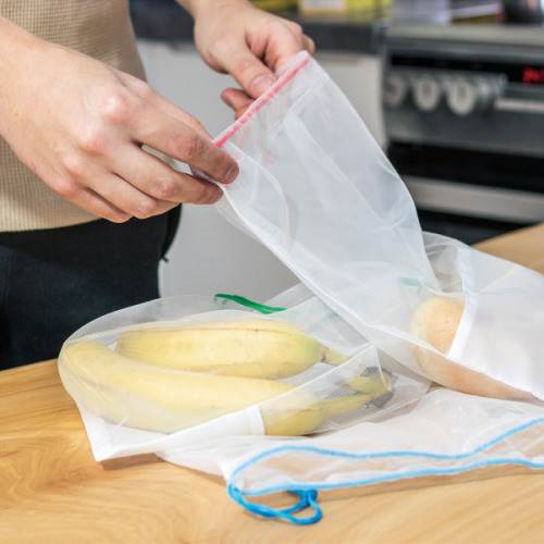 Worek na warzywa i owoce VINCENT Biały 6119506 (5)