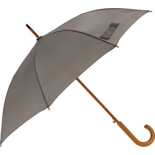 Parasol automatyczny drewniany Ø105 cm NANCY Szary 513107 (1)