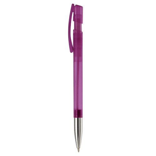 Przezroczysty długopis Nash Transparentny / purpurowy LT80805-N0472 (4)
