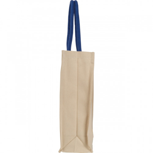 Torba płócienna z długimi uszami 320 g/m2 RODOLFO Niebieski 6521804 (4)