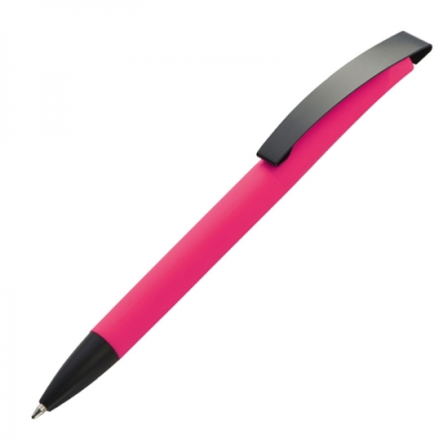 Długopis plastikowy BRESCIA różowy 009911 (2)