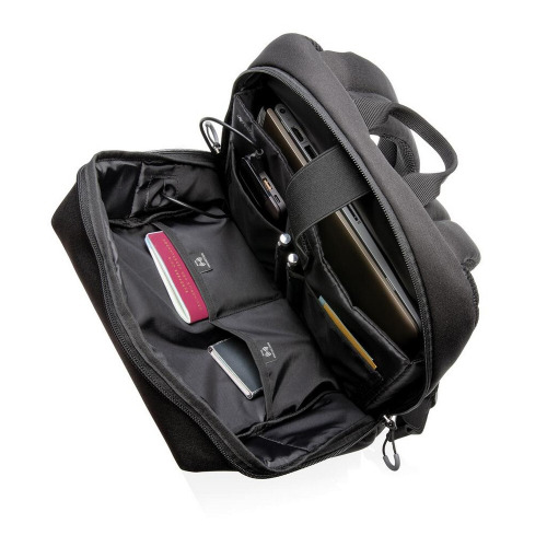 Plecak na laptopa 15,6", ochrona RFID czarny P762.501 (9)