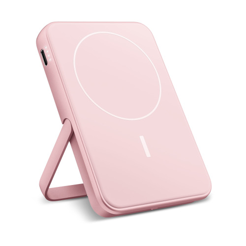 2PBM5000| Fresh 'n Rebel Compatible with MagSafe MagSafe Powerbank Wireless 5000mAh Pasteloworóżowy LT49413-N0079 