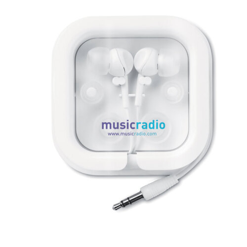 Słuchawki z silikonem biały MO7267-06 (3)