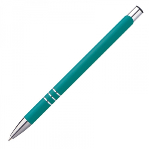 Długopis metalowy soft touch NEW JERSEY turkusowy 055514 (4)