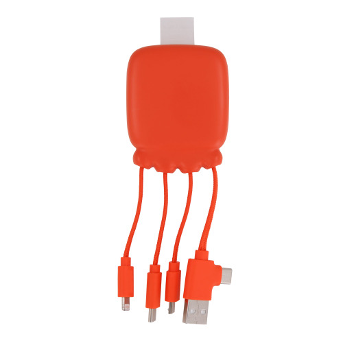 3192 | Xoopar Octopus Gamma 2 Bio Charging cable with 3.000mAh Powerbank Pomarańczowy LT41410-N0026 