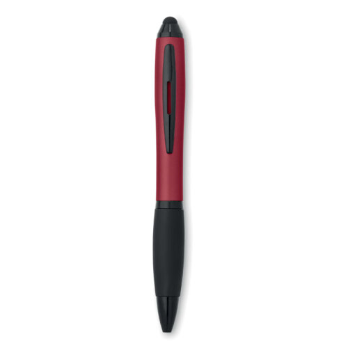 Przekręcany długopis z metaliz czerwony MO8747-05 (4)