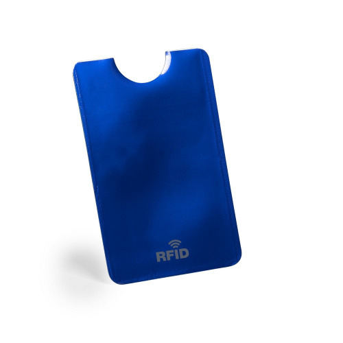 Etui na kartę kredytową, ochrona RFID niebieski V0891-11 