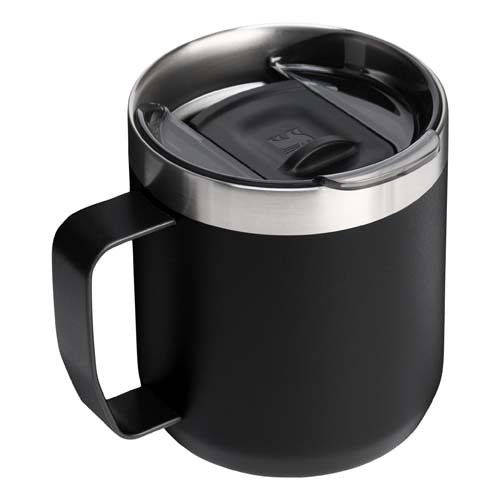 Kubek kempingowy Stanley Everyday 350 ml ze stali nierdzewnej Czarny 10094990 (3)