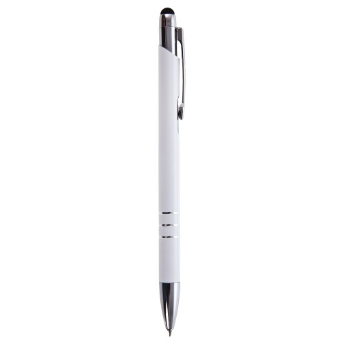 Długopis, touch pen biały V1701-02 