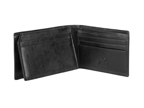 Męski portfel WITTCHEN ze skóry minimalistyczny Czarny WITT26-1-421 (1)