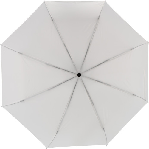 Parasol manualny rPET Ø98 cm NORTHAMPTON Biały 433606 (3)