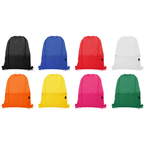 Siateczkowy plecak Oriole ściągany sznurkiem Magenta 12048713 (5)