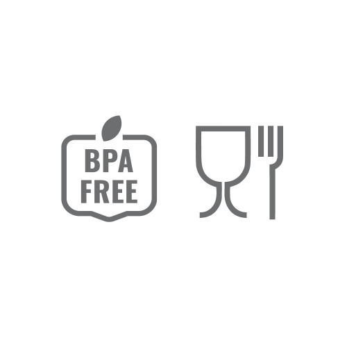 Butelka sportowa 750 ml Air Gifts | Terry Biały V4897-02 (7)