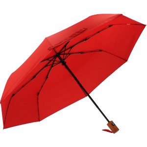 Parasol automatyczny Ø100 cm rPET IPSWICH Czerwony