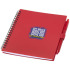 Niove zestaw notatnik w miękkiej okładce z tworzyw sztucznych pochodzących z recyklingu i długopis (niebieski tusz) Czerwony 10629821 (1) thumbnail