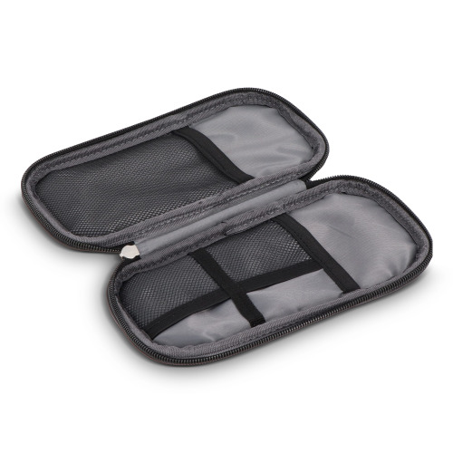 Torba organizacyjna Kyra 210D z powłoką PU z rPET, 20 x 11,5 x 2 cm Czarny LT95326-N0002 (4)