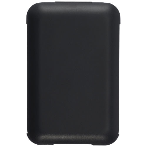 Savvy modułowy kabel do ładowania z tworzyw sztucznych pochodzących z recyklingu z uchwytem na telefon Czarny 12436190 (3)