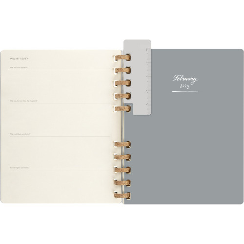 Spiralny kalendarz MOLESKINE Solar Szary VM590-19/2023 (8)
