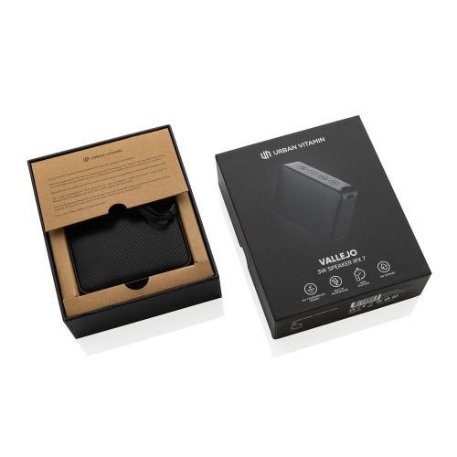 Głośnik bezprzewodowy 3W Urban Vitamin Vallejo Czarny P329.481 (17)