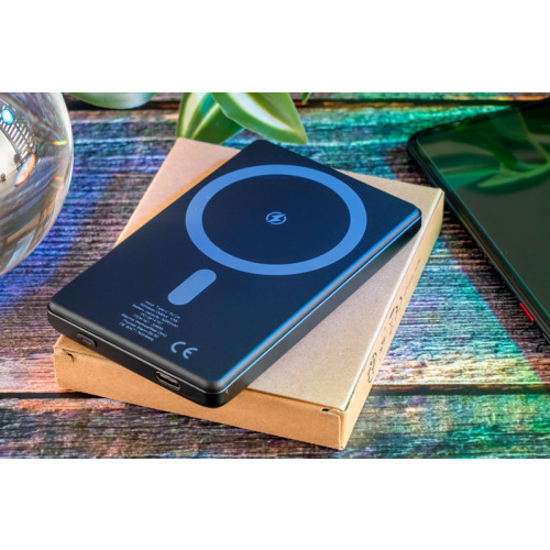 Power bank 5 000 mAh z ładowarką indukcyjną Magsafe DONETSK Szary 395807 (1)