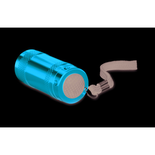 Aluminiowa mini latarka Pomarańczowy MO7680-10 (2)