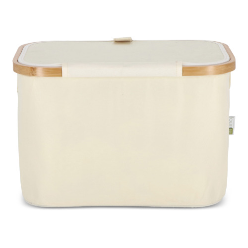 Składany kosz InSideOut z pokrywą Sogne 38 x 26 x 25cm rPET Ecru LT57103-N0054 (1)