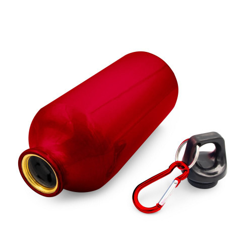 Butelka sportowa 500 ml z karabińczykiem | Marilsa Czerwony V0029-05 (5)