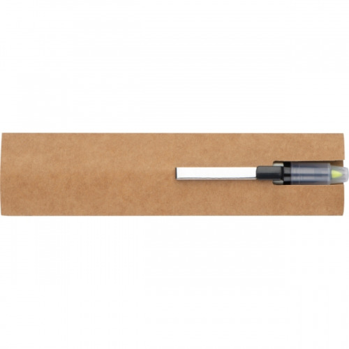 Długopis z zakreślaczem Brest Beżowy 181313 (5)