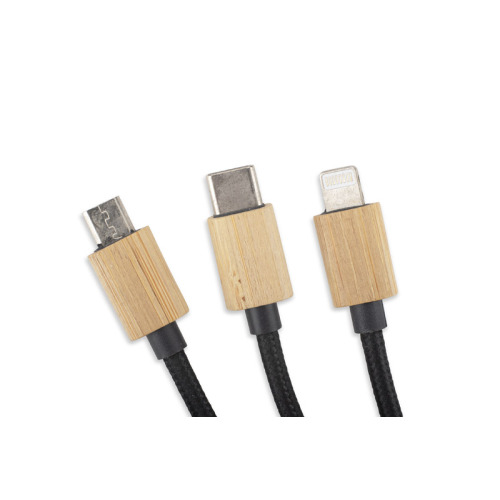 Kabel USB 4 w 1 GLOWIK Czarny 09187-02 (5)