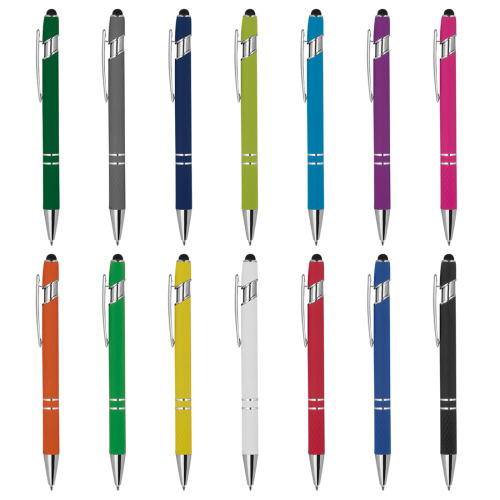 Długopis aluminiowy touch pen HERMANN Biały 1368906 (5)