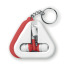 Słuchawki w etui z brelokiem Czerwony MO8908-05  thumbnail